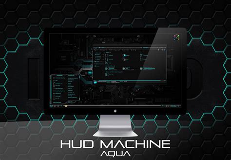 Windows Customs Hud Machine Aqua