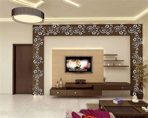 Interior Design For Living Room Tv Unit 35 Perfect Textured Walls