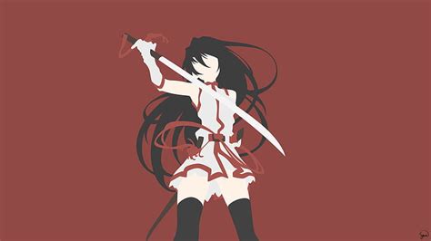 Hd Wallpaper Akame Ga Kill Thigh Highs Wallpaper Flare