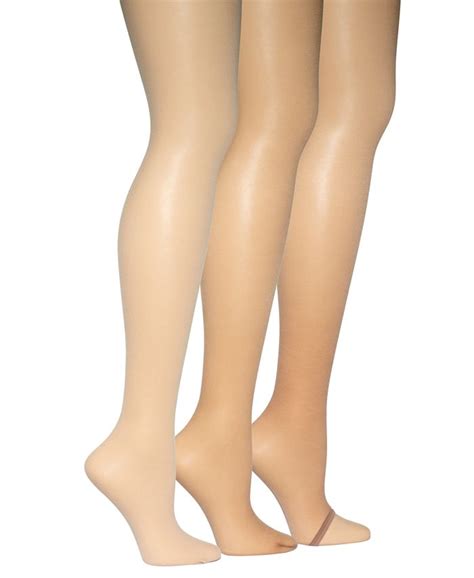 Donna Karan Womens The Nudes Sheer Control Top Pantyhose Macys