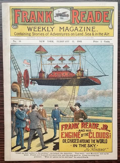 Frank Reade Weekly Magazine 16 February 13 1903 By Noname Luis