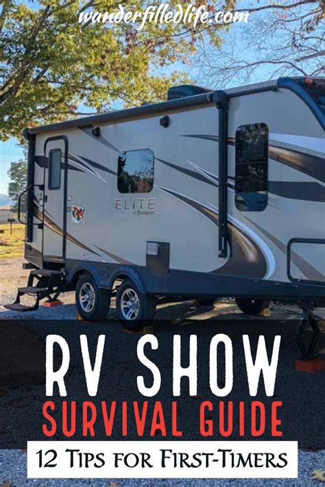 Rv Show Survival Guide Our Wander Filled Life