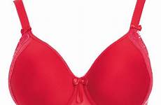 underwired moulded spacer bandless amelia bra red brandalley