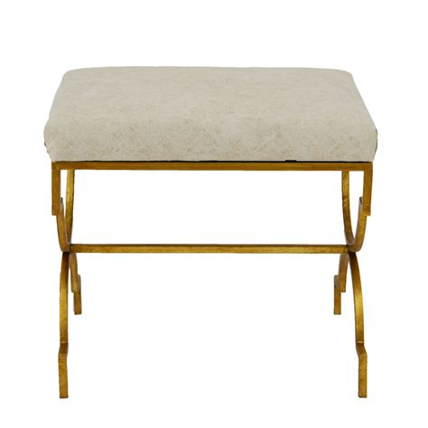 Gerald Small Gold Bench Designer Benches Lillian Home