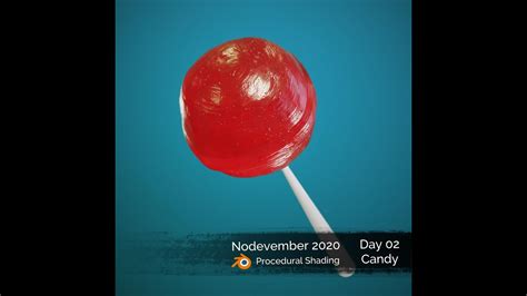 Sour Sucker Nodevember Day 02 👅 Candy Finished Projects Blender