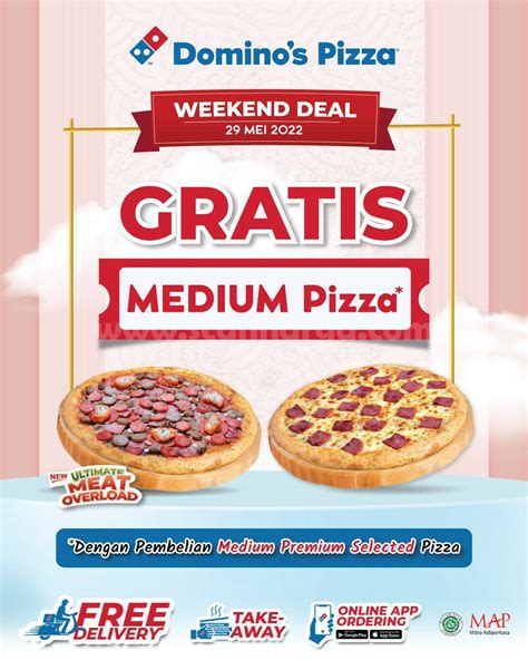 Promo Dominos Pizza Weekend Deal Gratis Medium Pizza Scanharga