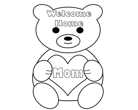 Welcome home coloring pages for mom, dad, grandpa gives you unique and stylish colors with teddy bear, car, different home pictures to download for he or she must be someone special like mom, dad or grandpa. Welcome Home Mommy Coloring Pages | Heart coloring pages ...