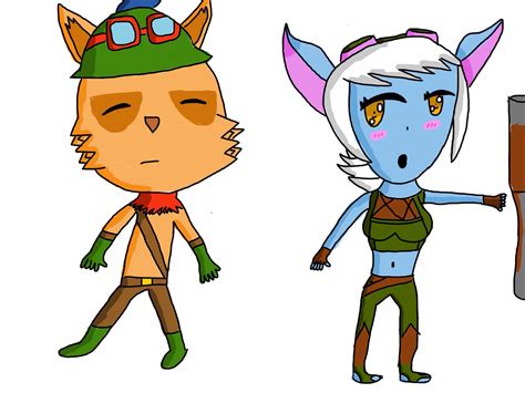 Tristana X Teemo Came Out Terrible Xd Legend Drawing Mario
