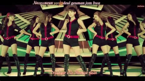 Snsd Girls Generation Hoot 훗 Español Karaoke Subs Hd Youtube
