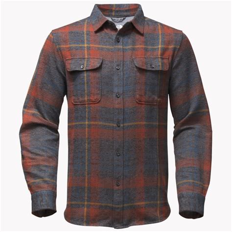 The North Face Mens Long Sleeve Arroyo Flannel Shirt Eastern