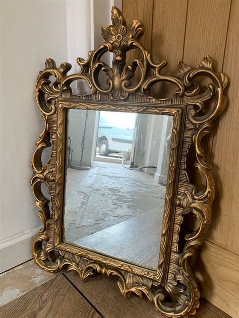 Reduced Beautiful Ornate Gold Framed Wall Mirror In Ruddington