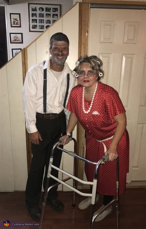 Diy Old Couple Halloween Costume