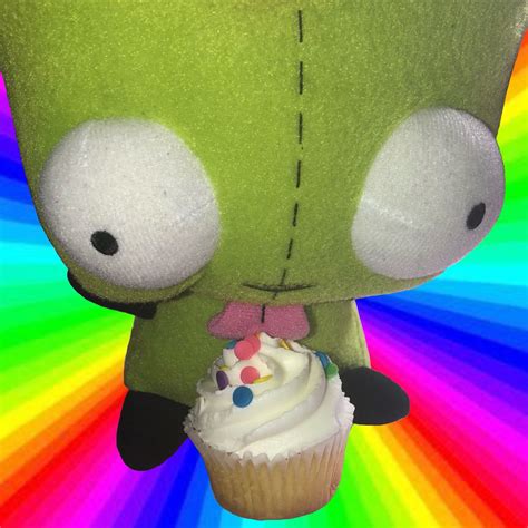 Invader Zim Cupcake With A Twist Of Quirkiness