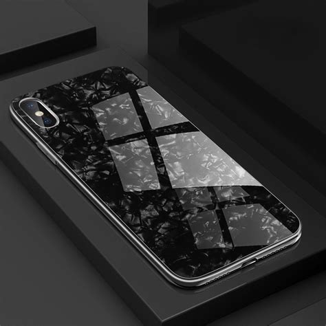 Luxury Marble Tempered Glass Case Cover For Apple Iphone X Xs Xr Max 10