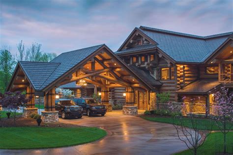 Discover Western Lodge Log Home Designs From Pioneer Log Homes Be