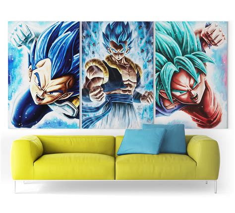 Dragon Ball Wall Arts Vegeto Dbz Store Dragon Ball Store