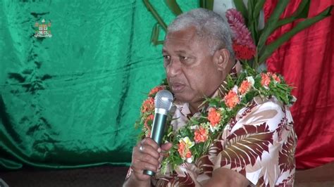 Fijian Prime Minister Officially Opens Nabukelevu District School