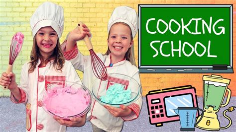 Web group launched in 2015 #13. Addy and Maya Take A Cooking Class at Toy School !!! - YouTube