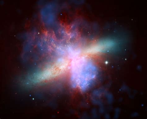 M82 Chandra Hst Spitze Nasa Hubble Nebula Hubble Space Telescope