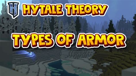 Hytale Theory Types Of Armor Youtube