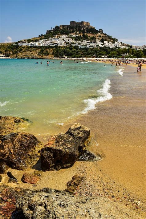 Lindos Beach Rhodes Greece New Travel Travel Goals Europe Travel