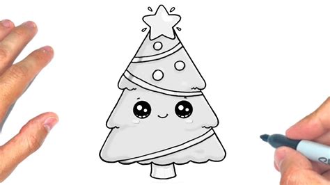 How To Draw Lovely So Cute From Wennie Its Christmas Tree Farzana