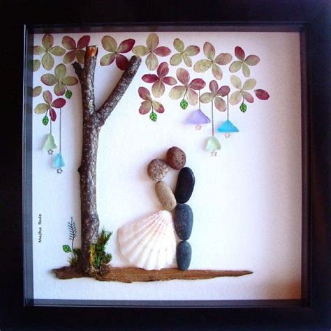 Unique Personalized Wedding Giftsinterclodesigns Pebble Art Wedding
