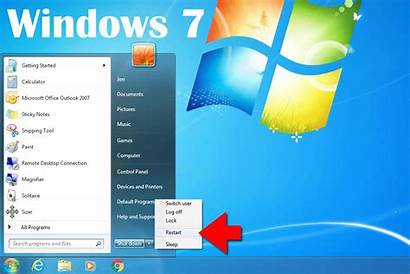 Windows Restart Xp Vista Computer Restarting Start