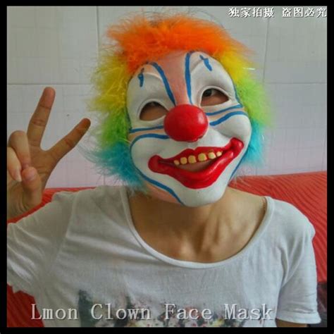 Funny Mask Party Halloween Fools Day Clown Latex Mask Cosplay Costumefull Face Masks Colorful