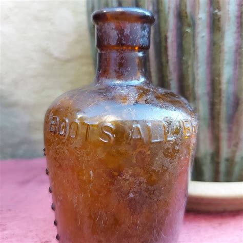 2 Vintage Brown Lysol Glass Bottles Etsy
