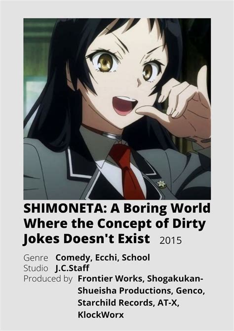 Shimoneta A Boring World Where The Concept Of Dirty Jokes Doesnt