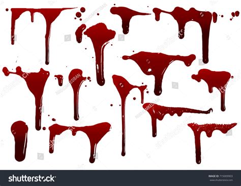 Real Blood Dripping Background