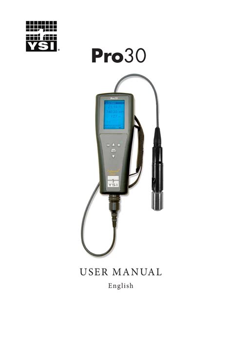 Ysi Pro30 User Manual Manualzz