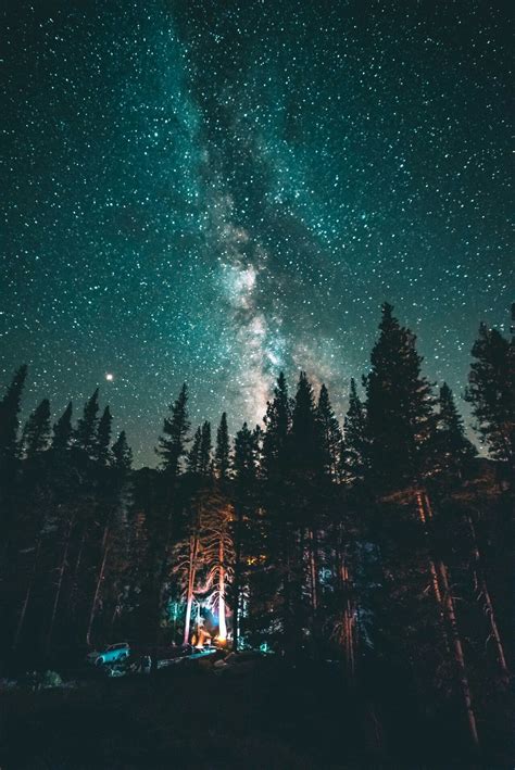 Galaxy Aesthetic Landscape Wallpapers Wallpaper Cave