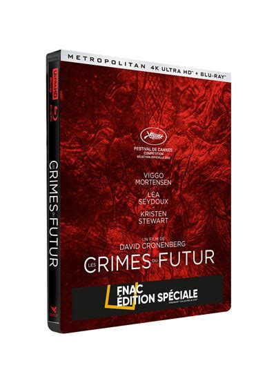 Les Crimes Du Futur Édition Spéciale Limitée Fnac Steelbook Blu Ray 4k