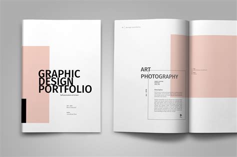 Graphic Design Portfolio Template 82436 Brochures Design Bundles