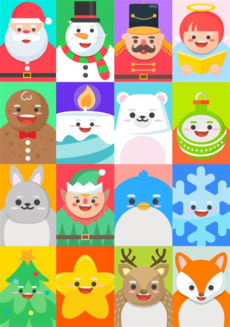 Xmasland Christmas Characters Design On Behance Christmas Characters