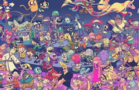 cartoon network characters a compilation of characters from cartoon network shows includes