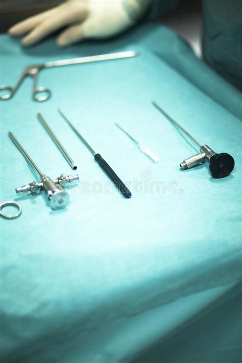 Surgery Instrumentation Table Stock Photo Image Of Medicine