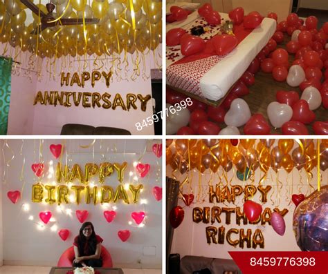 Surprise birthday room decoration for huaband at home. Romantic Room Decoration For Surprise Birthday Party in ...
