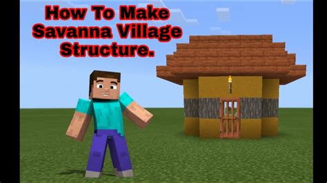 How To Build Savanna Structures House Tutorial Must Watch