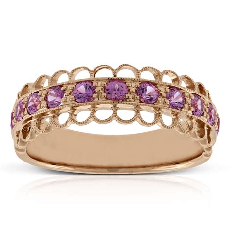 Rose Gold Pink Sapphire Ring 14k Ben Bridge Jeweler