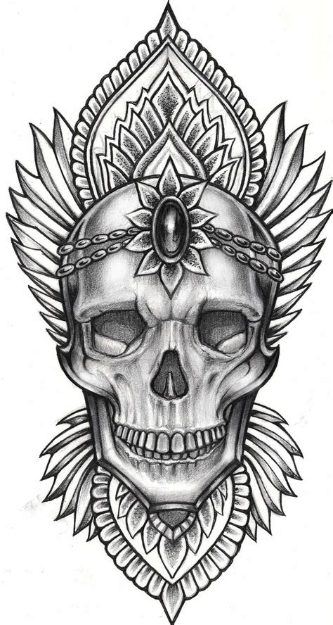 Skull Tattoo Design By Habac On Deviantart
