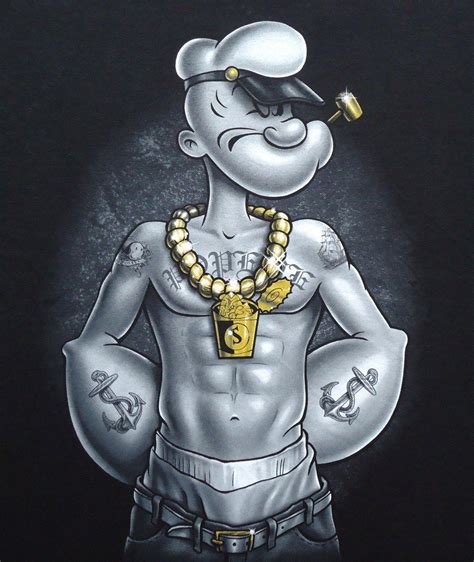 Bhahaha Noooooo Those Forearms Tho Popeye Cartoon Popeye The Sailor Man Popeye Tattoo