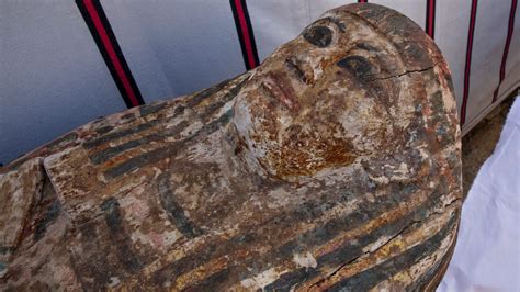 egypt dozens of 3 000 year old coffins and mummies discovered in ancient temple world news