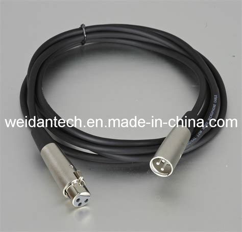 6ft Premium Xlr Male To Xlr Female Microphone Cable China Microphone