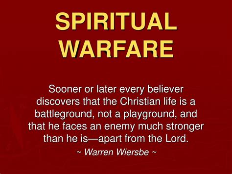 Ppt Spiritual Warfare Powerpoint Presentation Free Download Id3350173