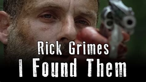 Rick Grimes I Found Them Music From The Walking Dead X YouTube