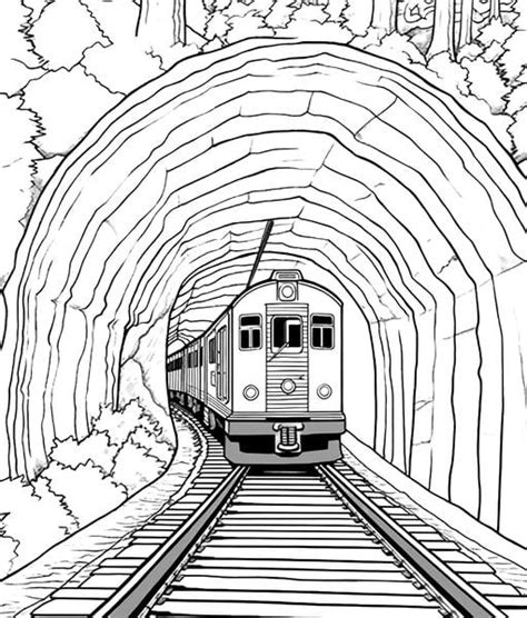 Free Printable Trains Coloring Pages List