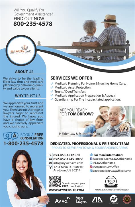 Lawyer Flyer Template | Law Firm Flyers, Attorney Flyers, Legal Flyers